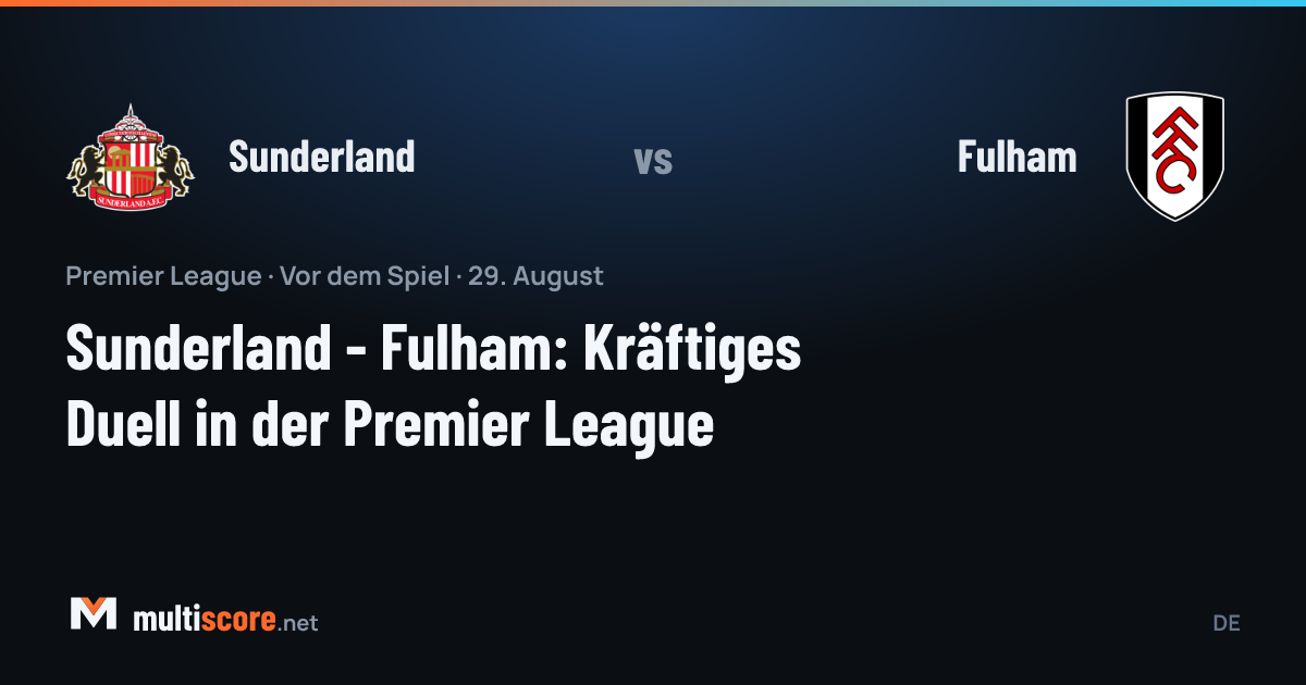 Sunderland - Fulham