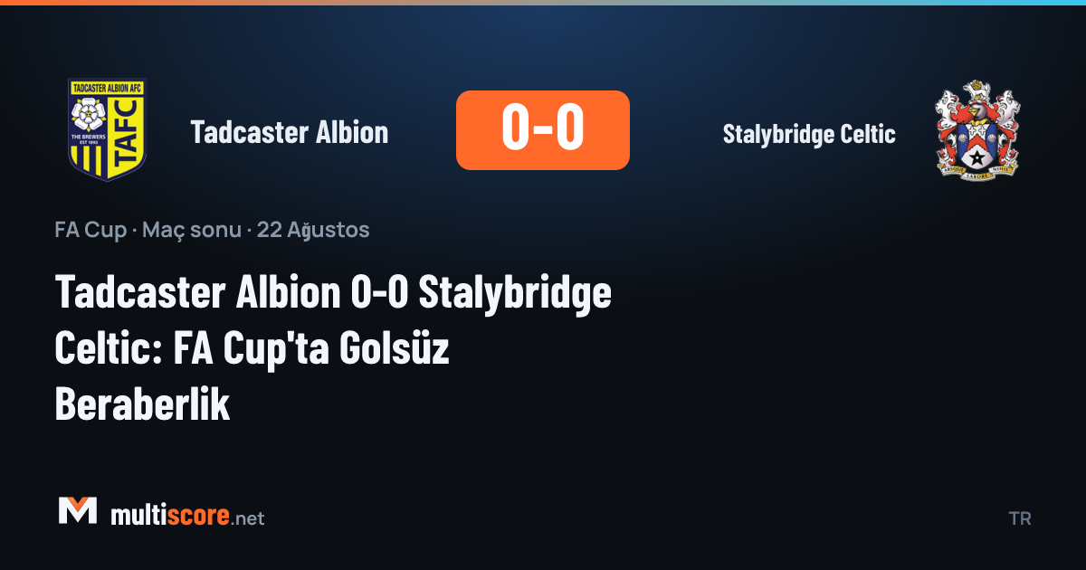 Tadcaster Albion - Stalybridge Celtic