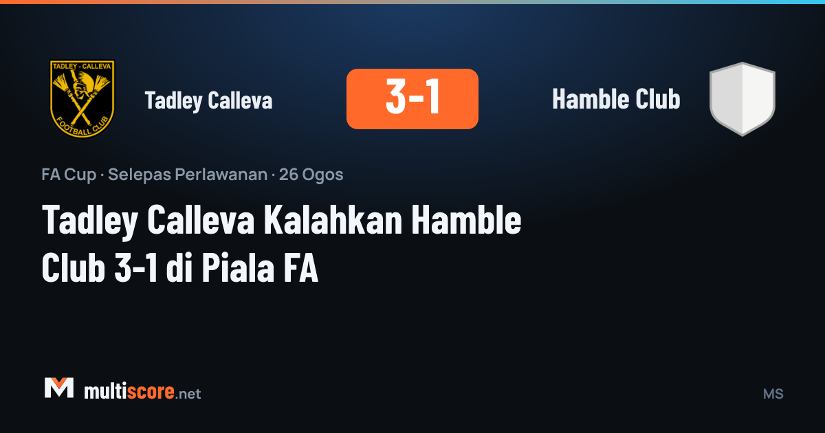 Tadley Calleva ve Hamble Club arasındaki FA Cup maçından bir kare