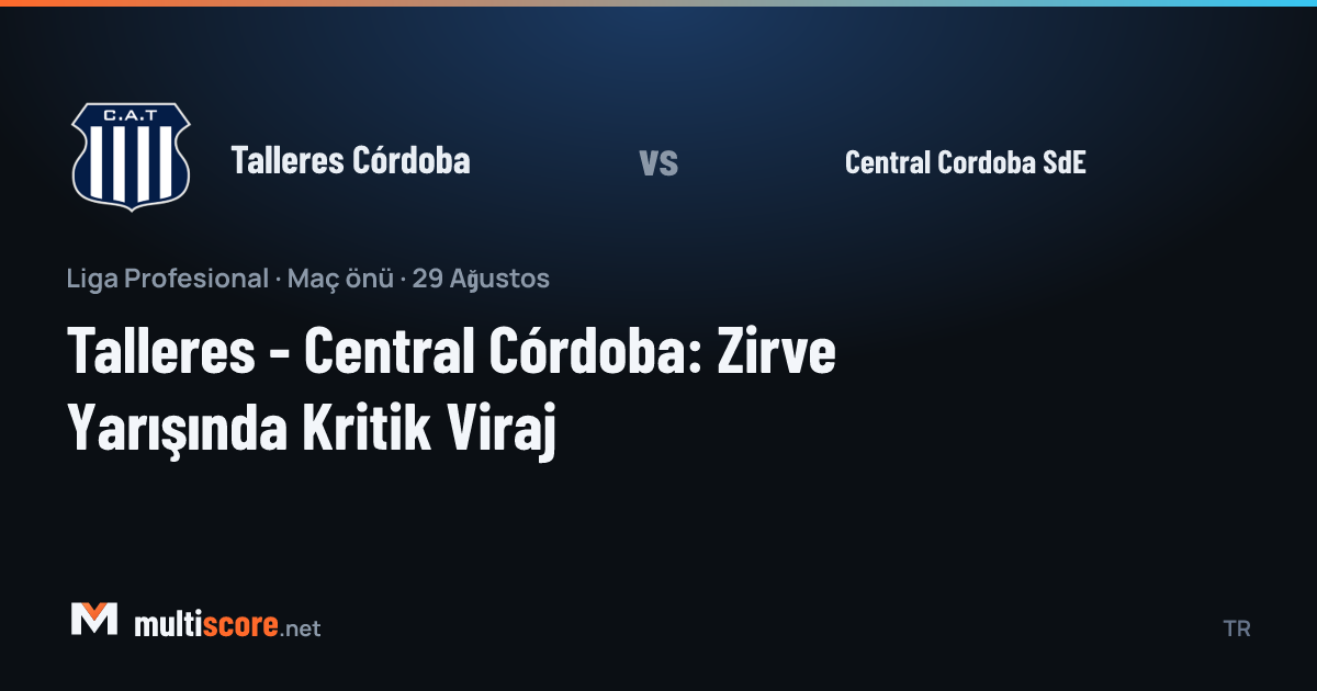 Talleres Córdoba ve Central Córdoba (SdE) takımlarının logosu