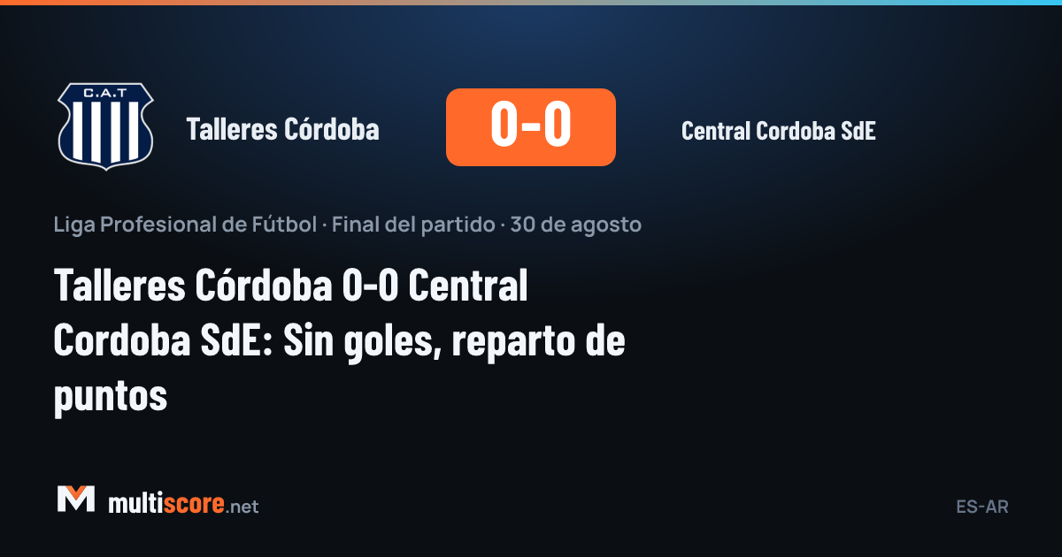 Talleres Córdoba - Central Cordoba SdE