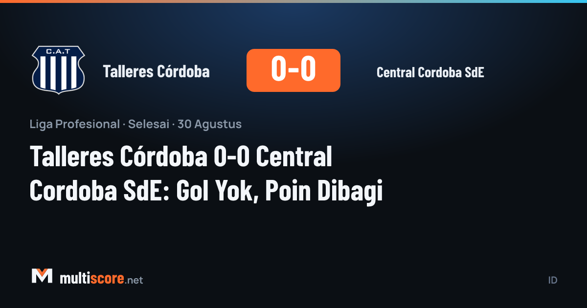 Talleres Córdoba - Central Cordoba SdE