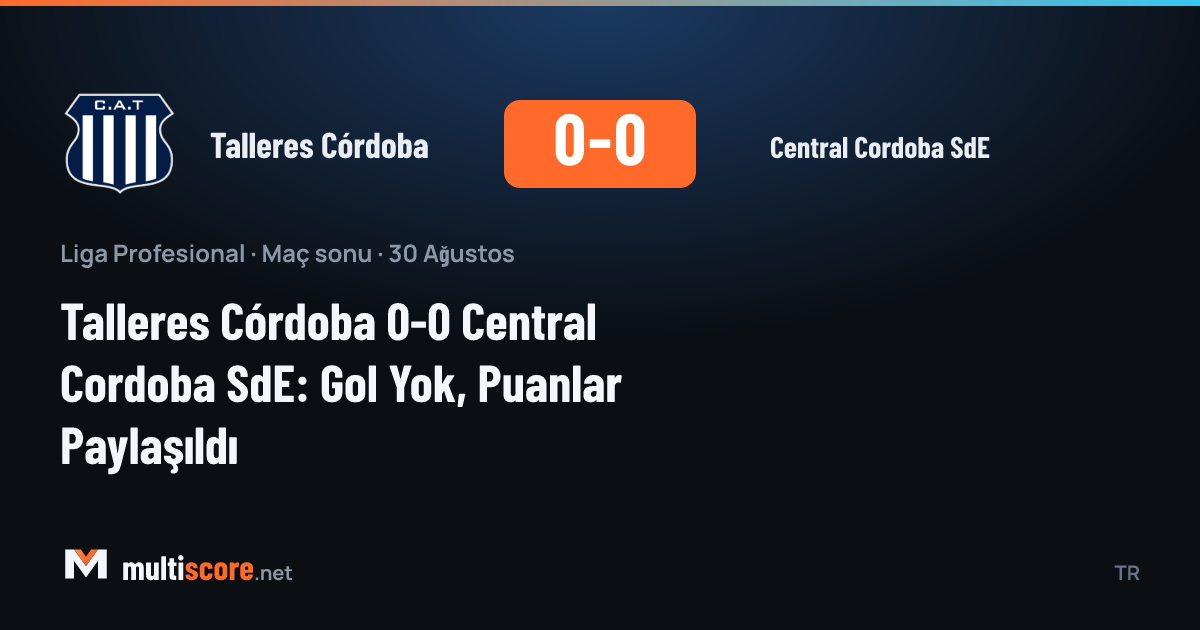 Talleres Córdoba - Central Cordoba SdE