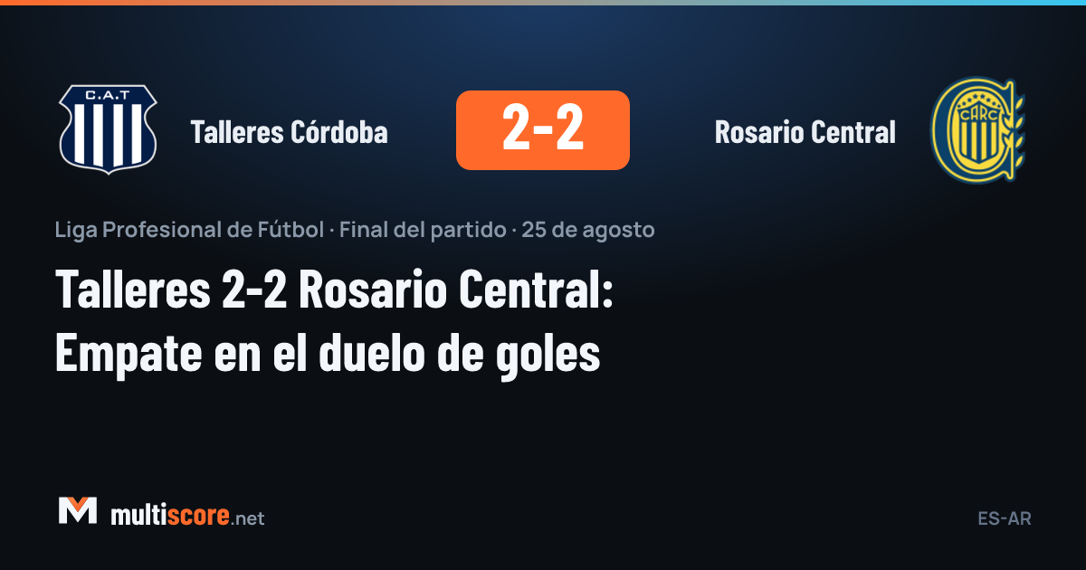 Talleres Córdoba - Rosario Central