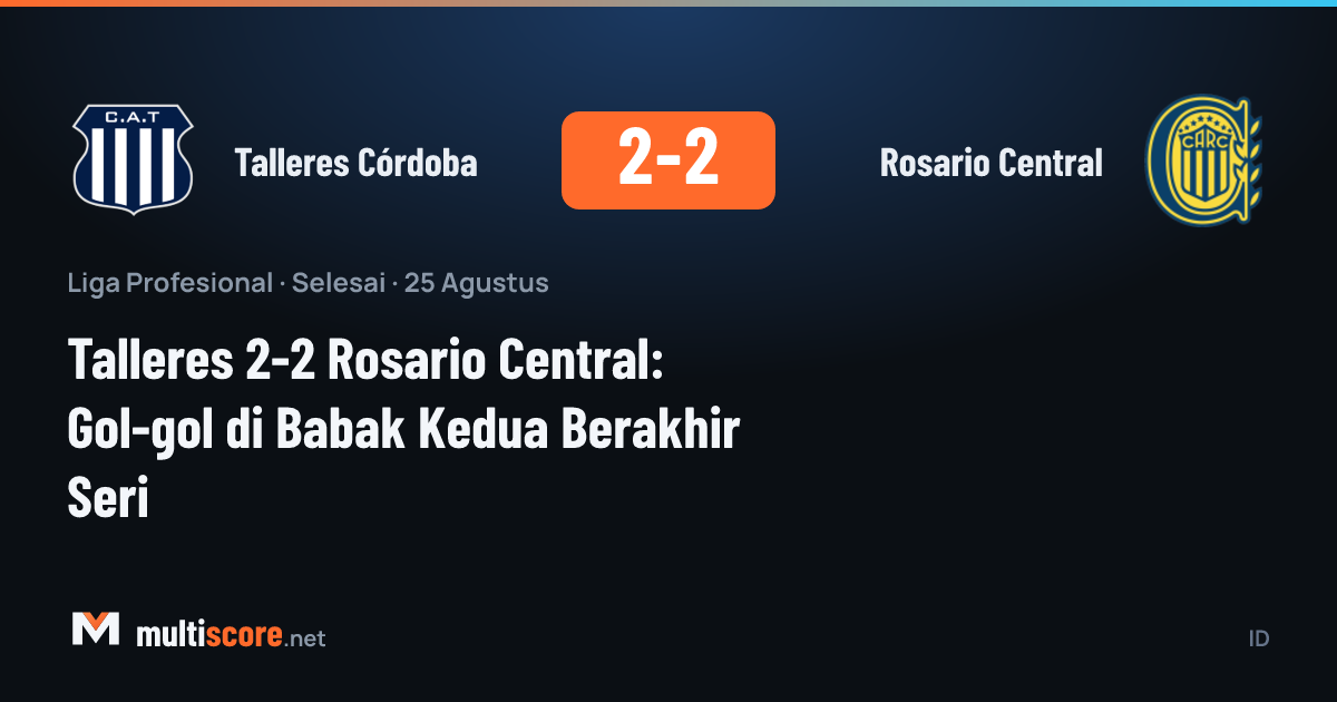 Talleres Córdoba - Rosario Central