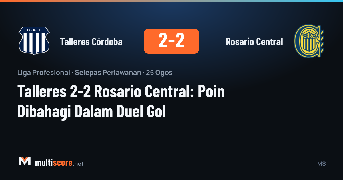 Talleres Córdoba - Rosario Central