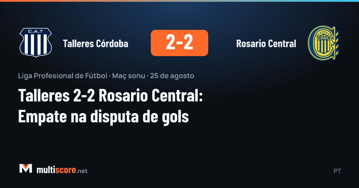 Talleres Córdoba - Rosario Central