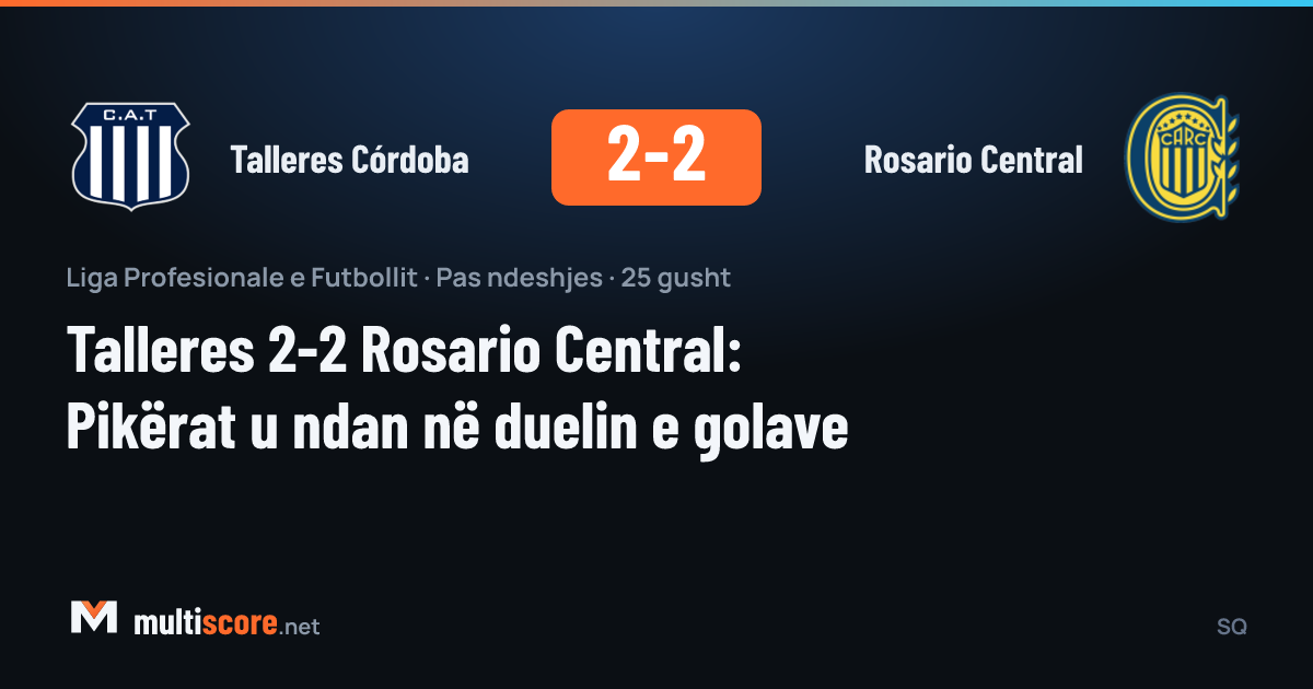 Talleres Córdoba - Rosario Central