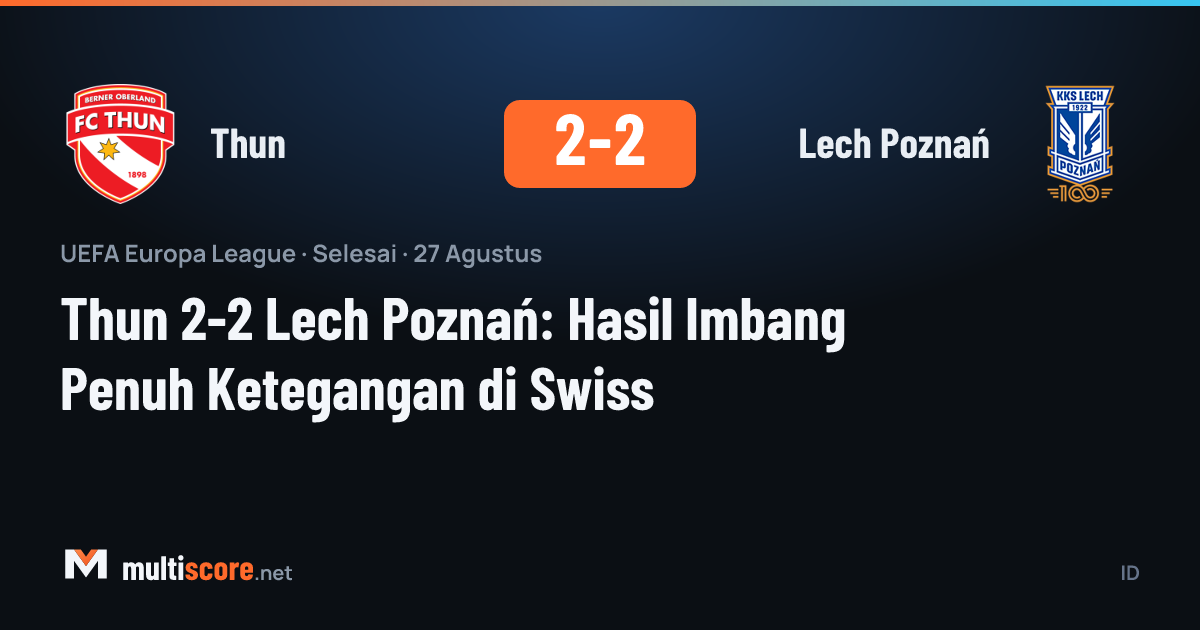 Thun - Lech Poznań