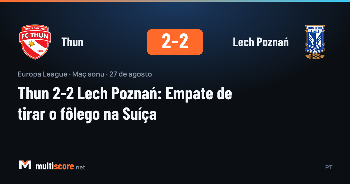 Thun - Lech Poznań