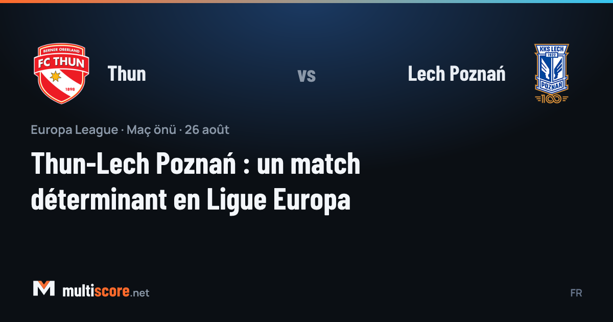 Thun - Lech Poznań