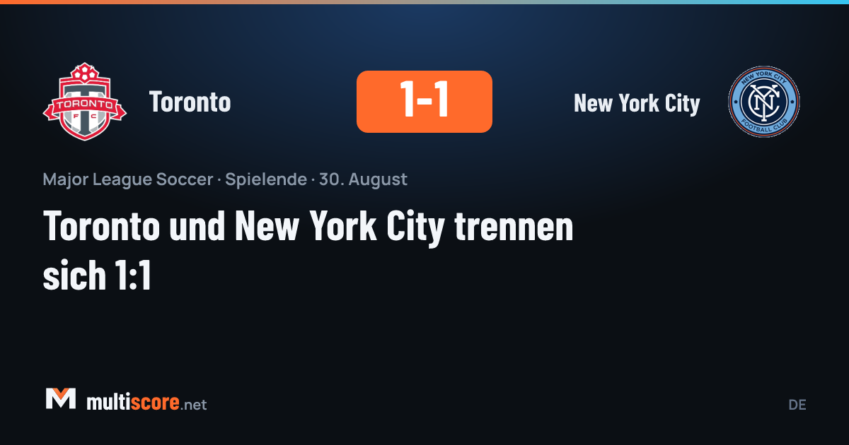 Toronto New York City MLS maçı