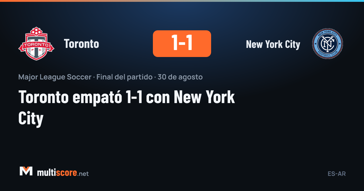 Toronto New York City MLS maçı