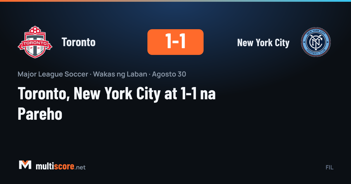 Toronto New York City MLS maçı