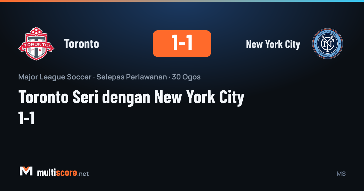 Toronto New York City MLS maçı