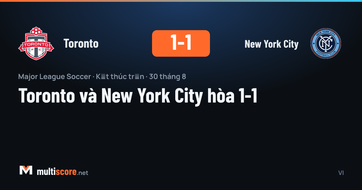 Toronto New York City MLS maçı