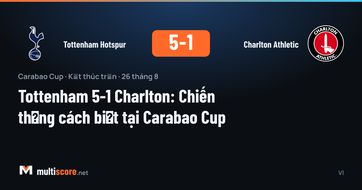 Tottenham Hotspur - Charlton Athletic Carabao Cup maçı