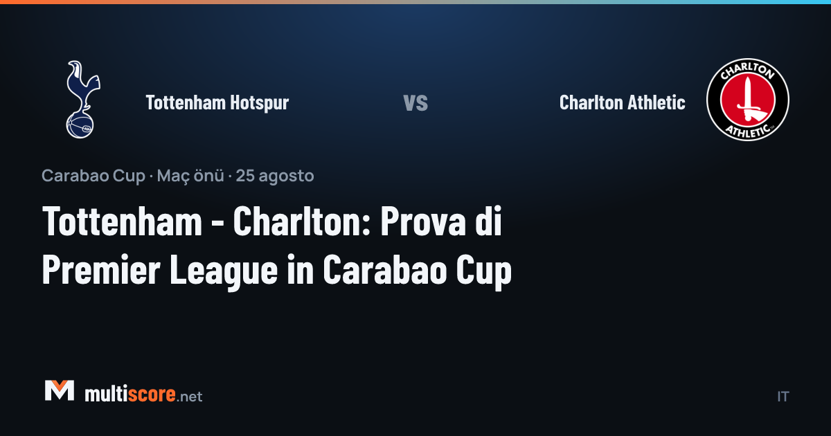 Tottenham Hotspur - Charlton Athletic