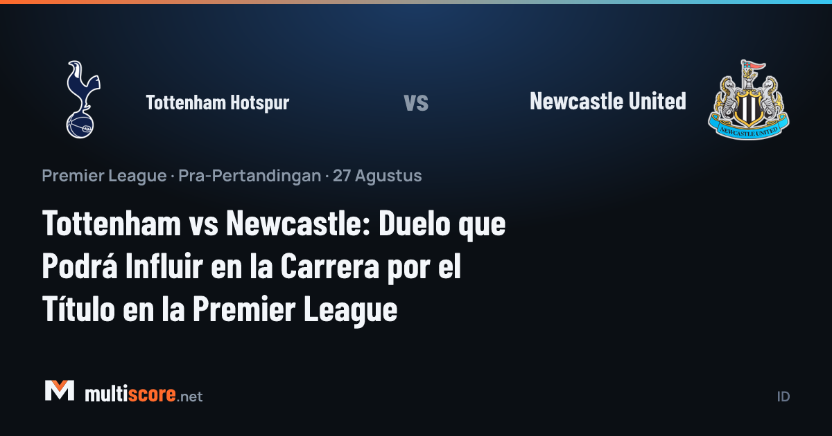 Tottenham Hotspur ve Newcastle United formalarıyla futbolcular, Premier League maç öncesi sahada
