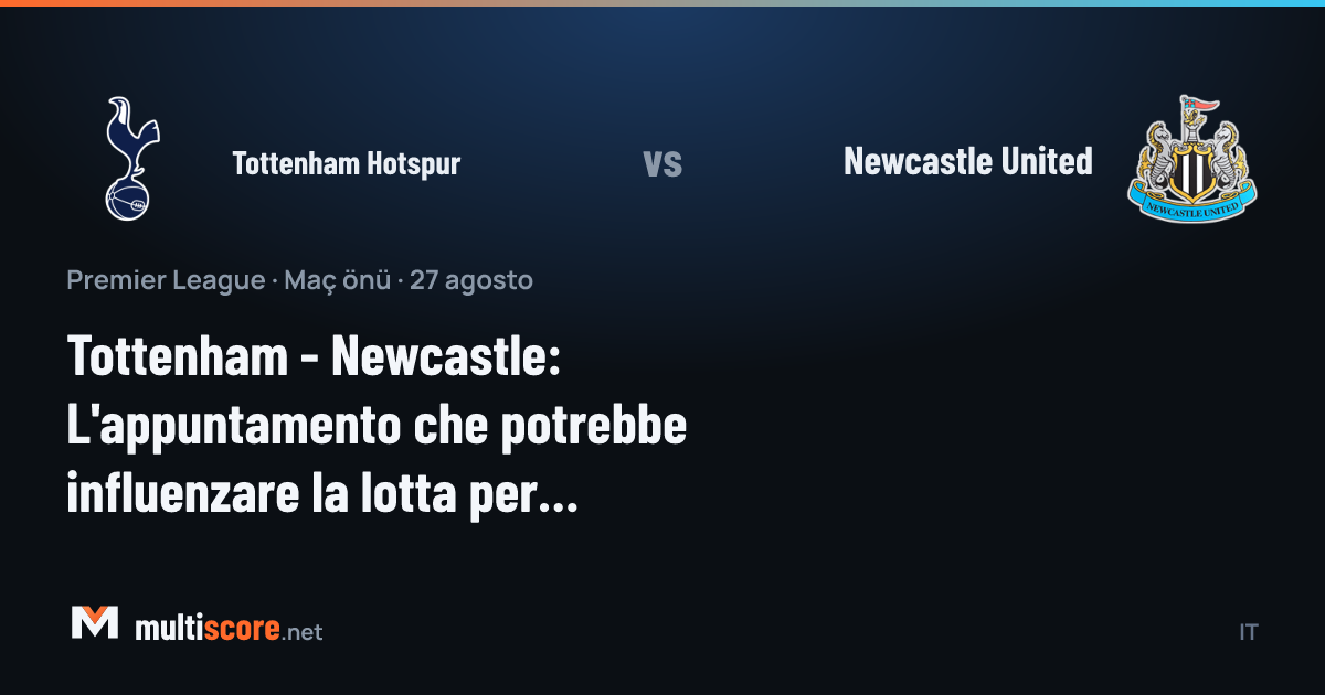 Tottenham Hotspur ve Newcastle United formalarıyla futbolcular, Premier League maç öncesi sahada