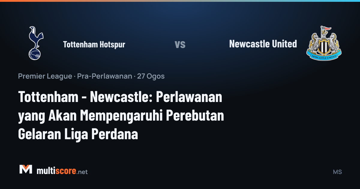 Tottenham Hotspur ve Newcastle United formalarıyla futbolcular, Premier League maç öncesi sahada