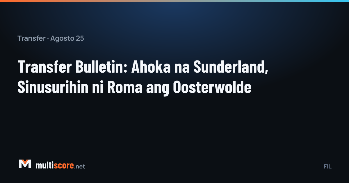 Transfer bülteni: Jules Ahoka, Jayden Oosterwolde, Dejan Joveljić ve Michele Di Gregorio transfer haberleri görseli