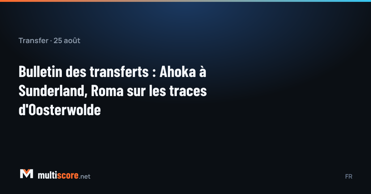 Transfer bülteni: Jules Ahoka, Jayden Oosterwolde, Dejan Joveljić ve Michele Di Gregorio transfer haberleri görseli