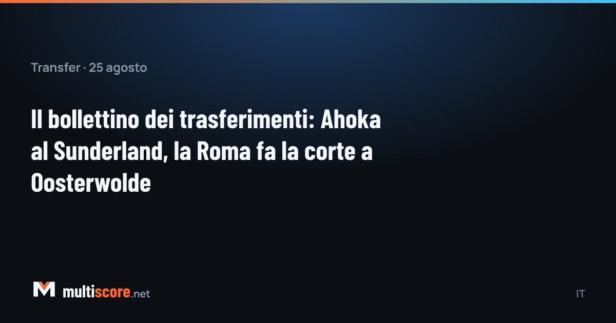 Transfer bülteni: Jules Ahoka, Jayden Oosterwolde, Dejan Joveljić ve Michele Di Gregorio transfer haberleri görseli