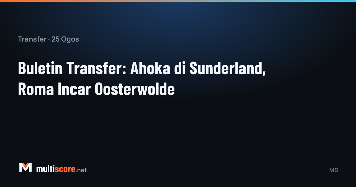 Transfer bülteni: Jules Ahoka, Jayden Oosterwolde, Dejan Joveljić ve Michele Di Gregorio transfer haberleri görseli