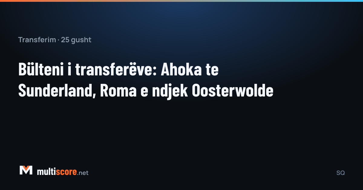Transfer bülteni: Jules Ahoka, Jayden Oosterwolde, Dejan Joveljić ve Michele Di Gregorio transfer haberleri görseli
