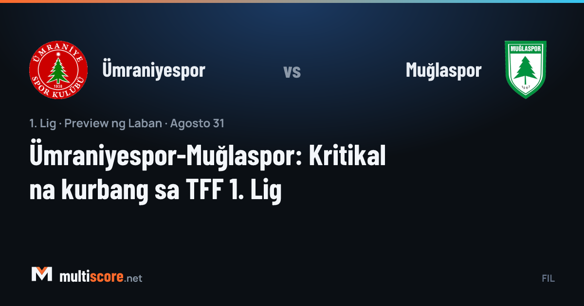 Ümraniyespor - Muğlaspor