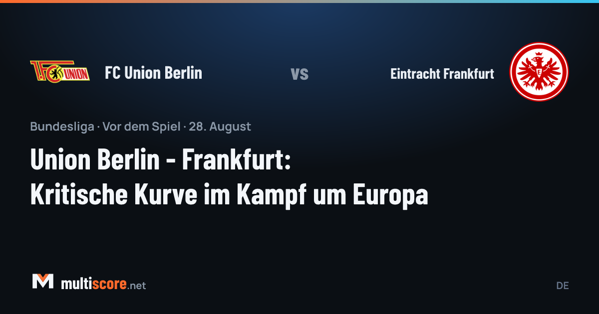 Union Berlin ve Eintracht Frankfurt oyuncuları Bundesliga maçında mücadele ediyor