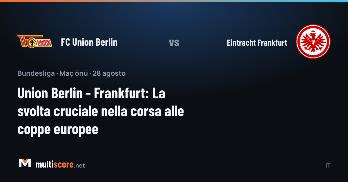 Union Berlin ve Eintracht Frankfurt oyuncuları Bundesliga maçında mücadele ediyor