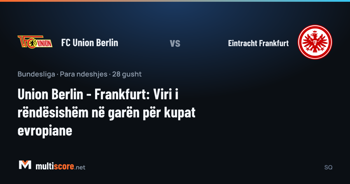 Union Berlin ve Eintracht Frankfurt oyuncuları Bundesliga maçında mücadele ediyor