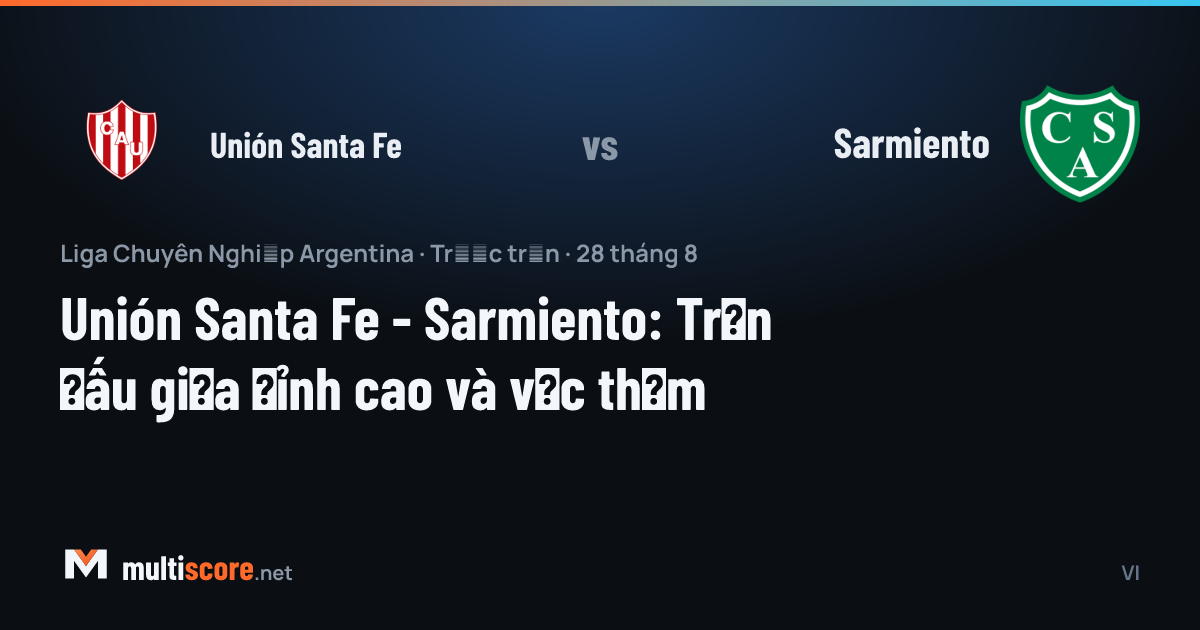 Unión Santa Fe ve Sarmiento futbolcuları maç önünde sahaya çıkıyor