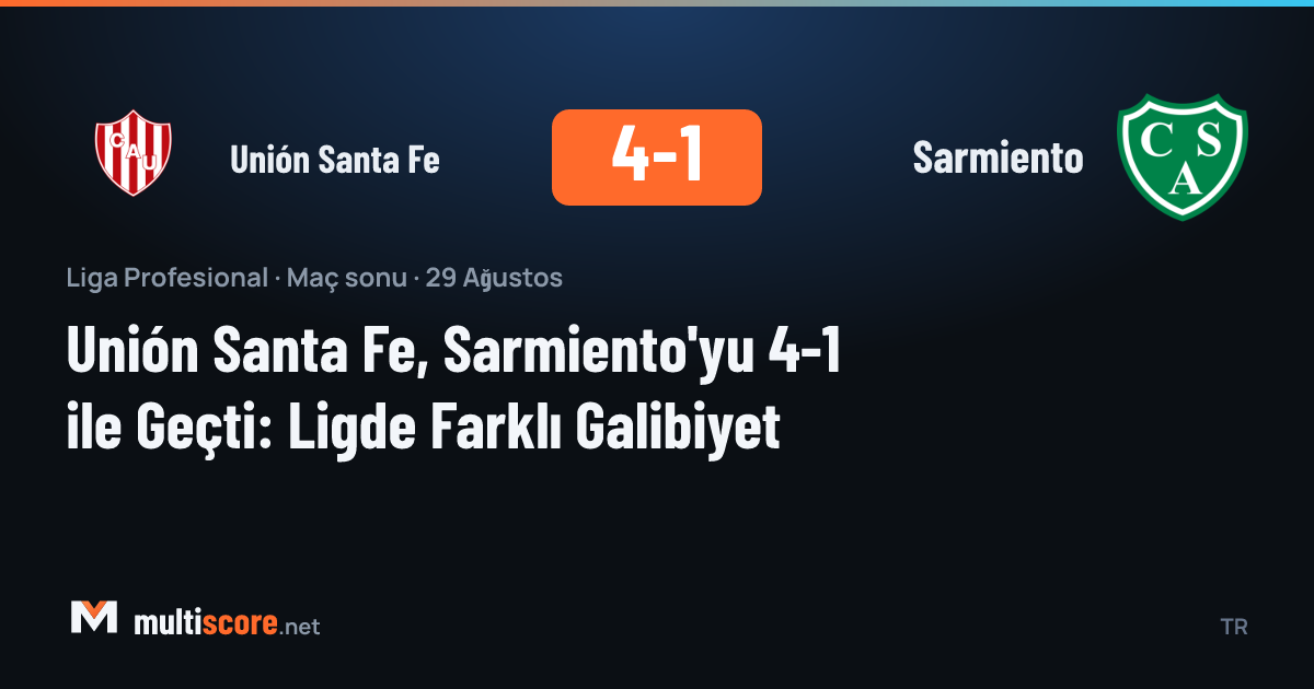 Unión Santa Fe - Sarmiento