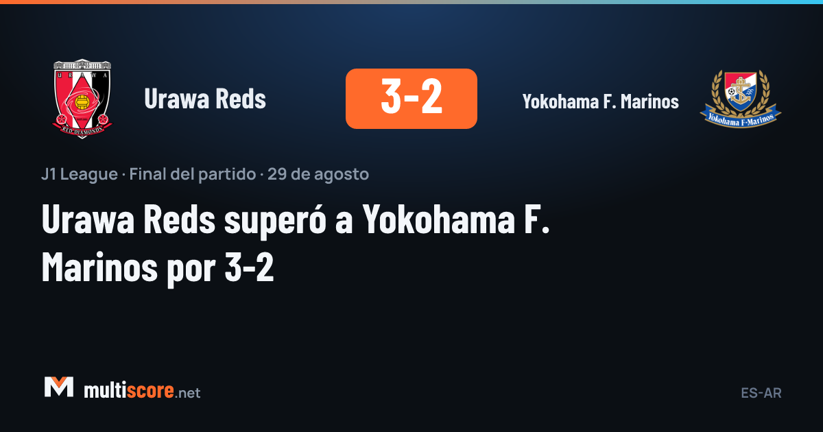 Urawa Reds - Yokohama F. Marinos maçından bir kare, J1 League