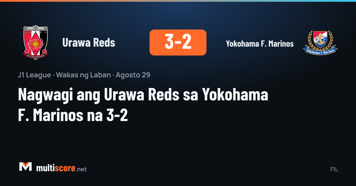 Urawa Reds - Yokohama F. Marinos maçından bir kare, J1 League