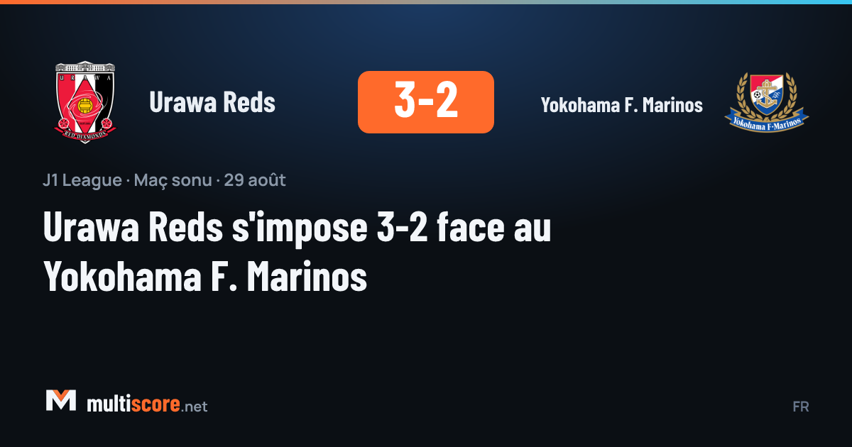 Urawa Reds - Yokohama F. Marinos maçından bir kare, J1 League
