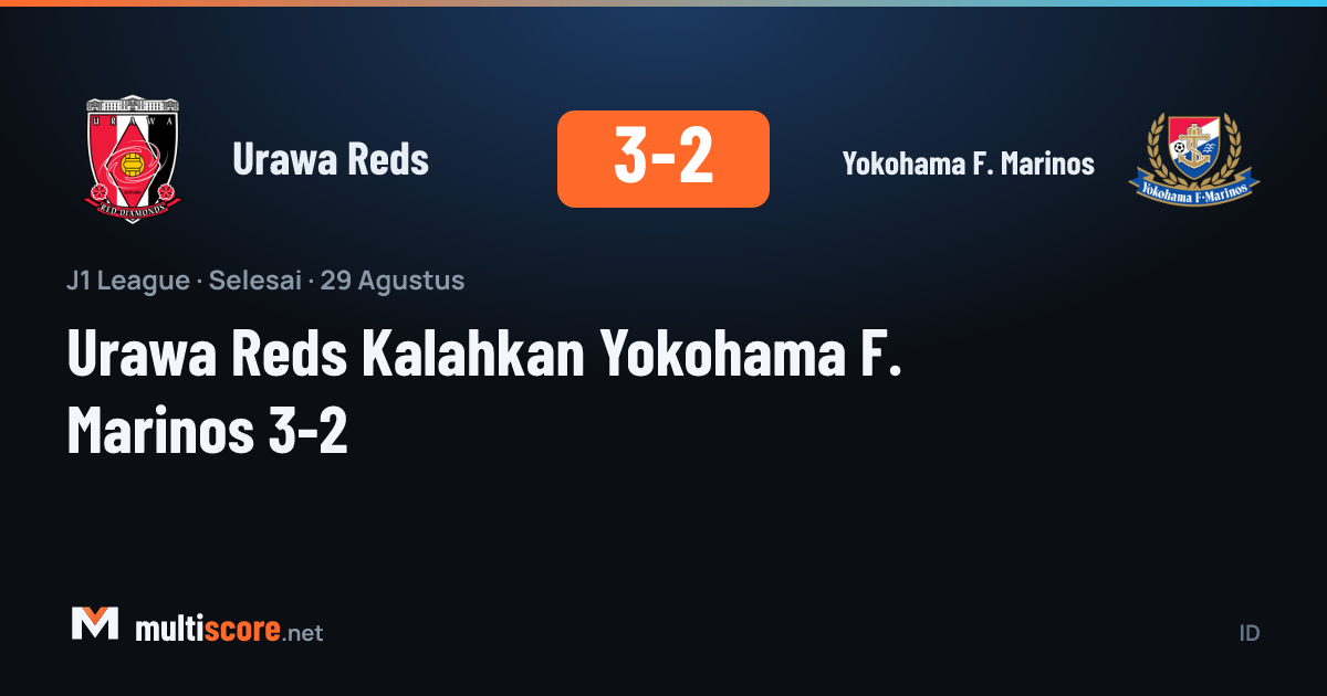 Urawa Reds - Yokohama F. Marinos maçından bir kare, J1 League
