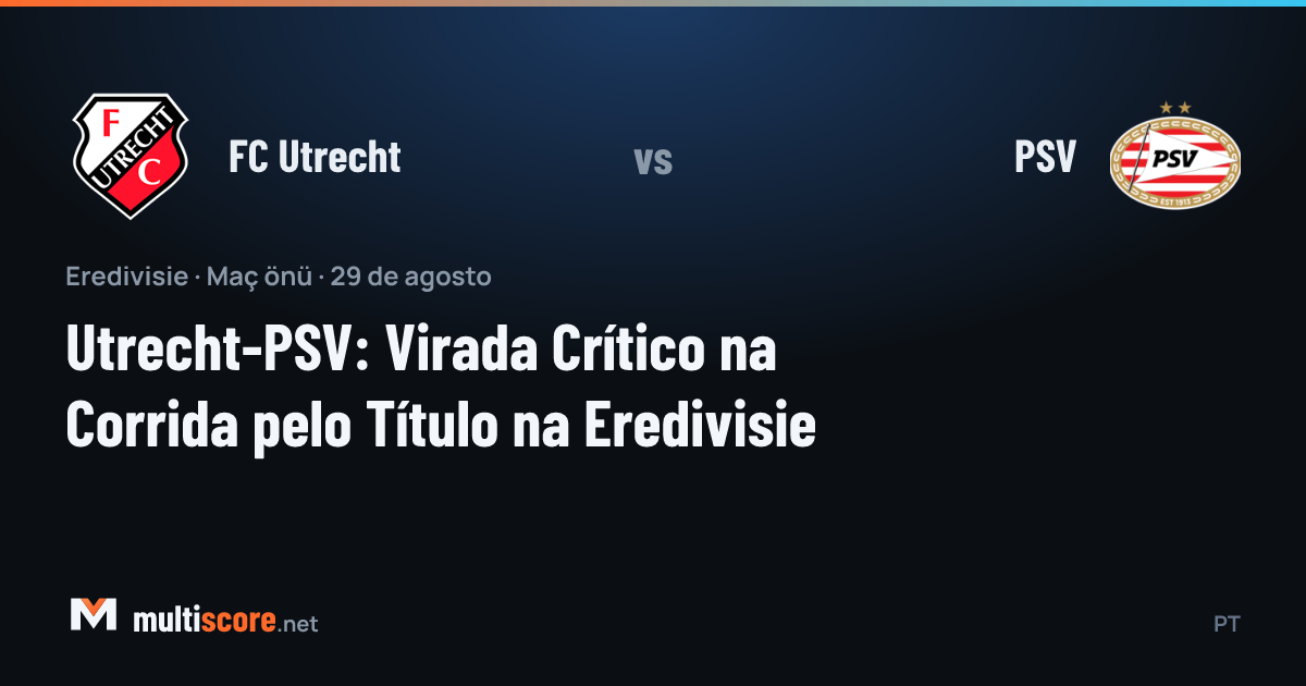 FC Utrecht ve PSV oyuncuları Eredivisie maçında mücadele ederken