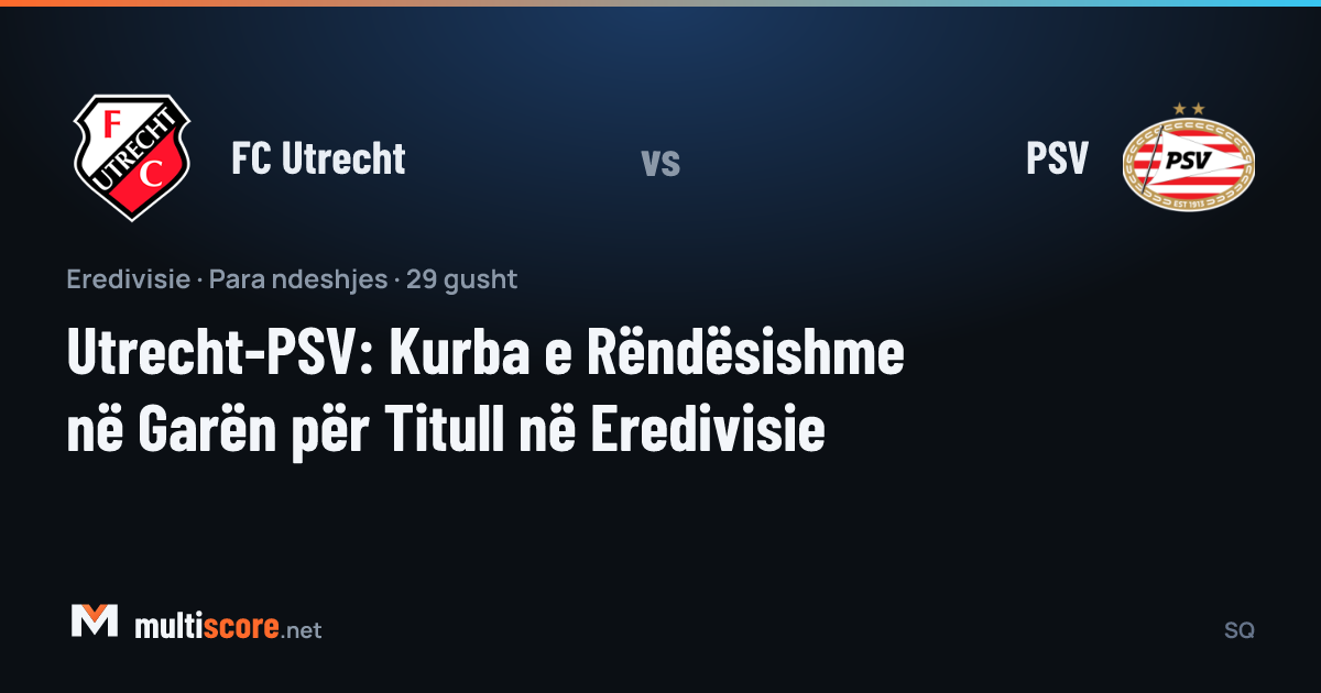 FC Utrecht ve PSV oyuncuları Eredivisie maçında mücadele ederken