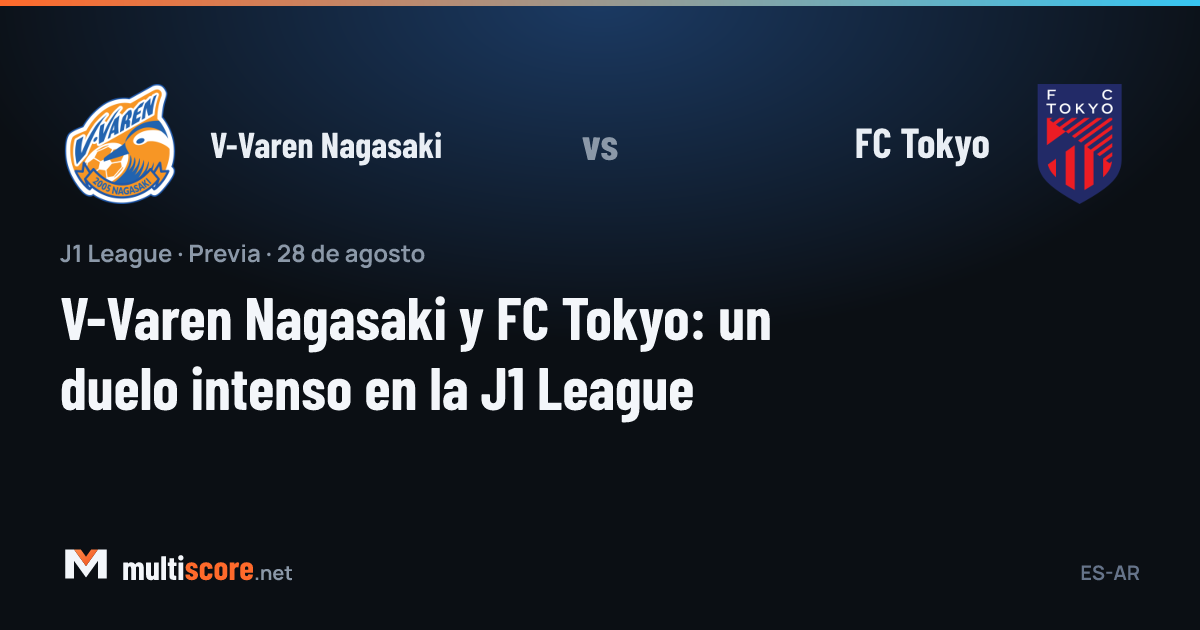 V-Varen Nagasaki ve FC Tokyo futbolcuları J1 League maçında mücadele ediyor