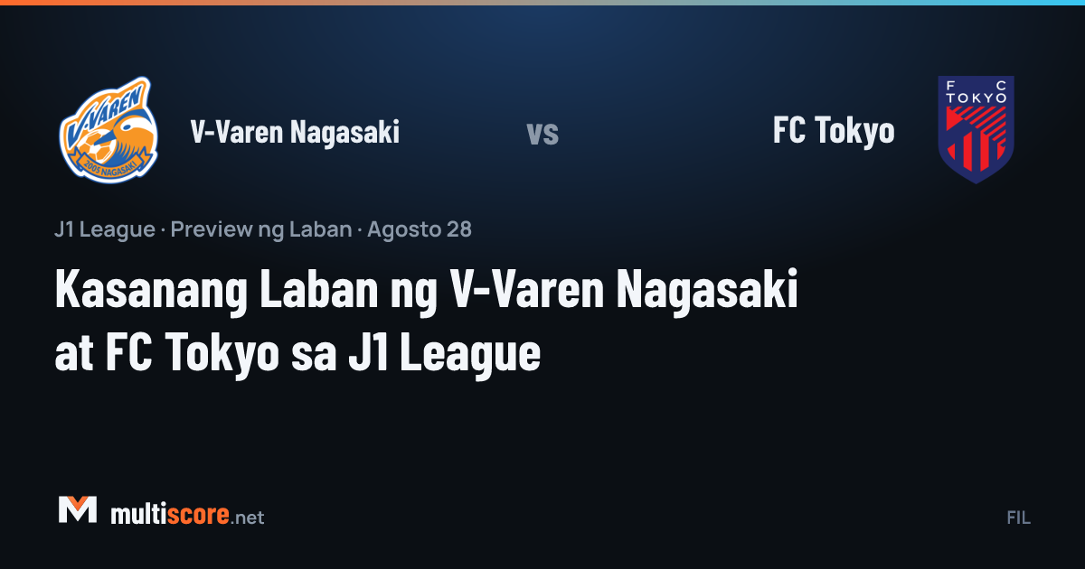 V-Varen Nagasaki ve FC Tokyo futbolcuları J1 League maçında mücadele ediyor