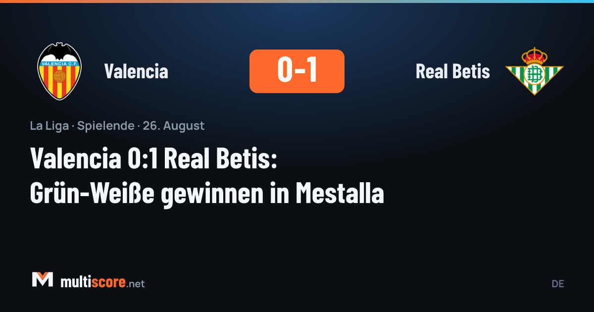 Valencia - Real Betis