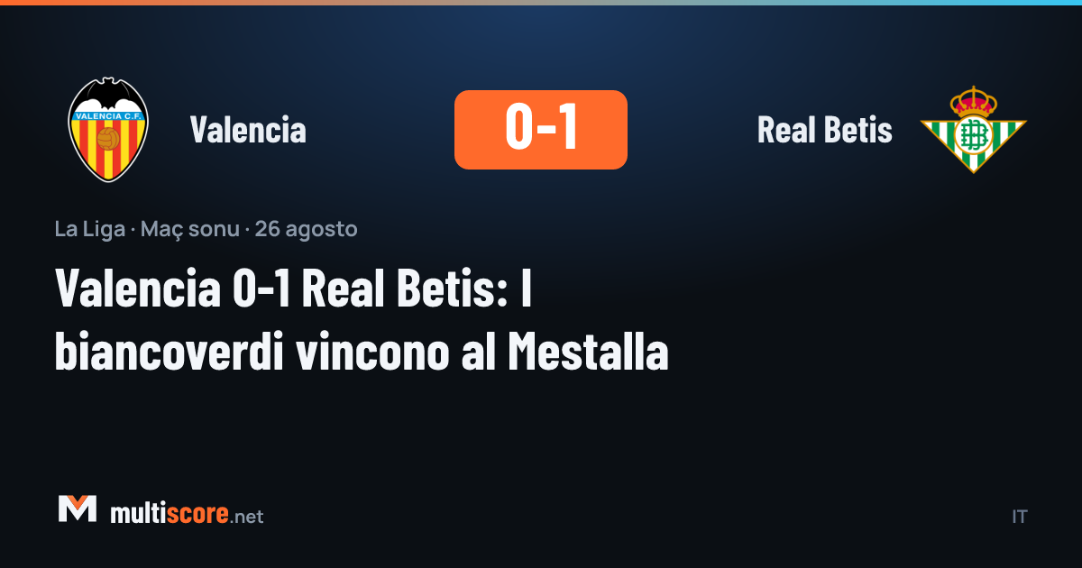 Valencia - Real Betis