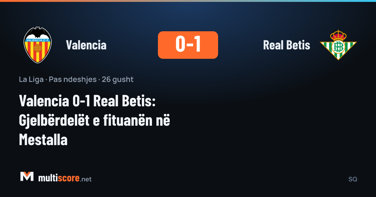 Valencia - Real Betis