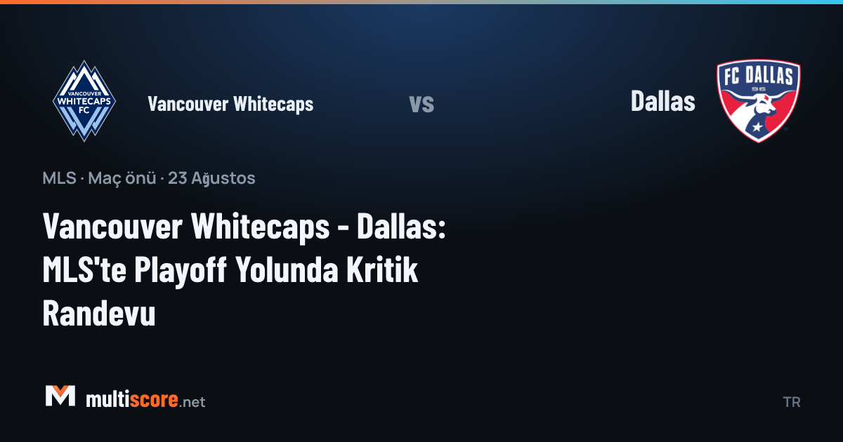Vancouver Whitecaps ve Dallas takımlarının MLS maçı öncesi stadyum görüntüsü