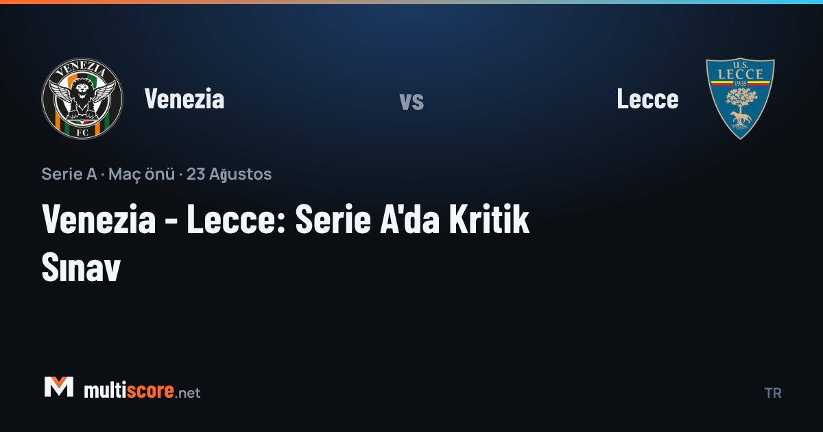 Venezia - Lecce