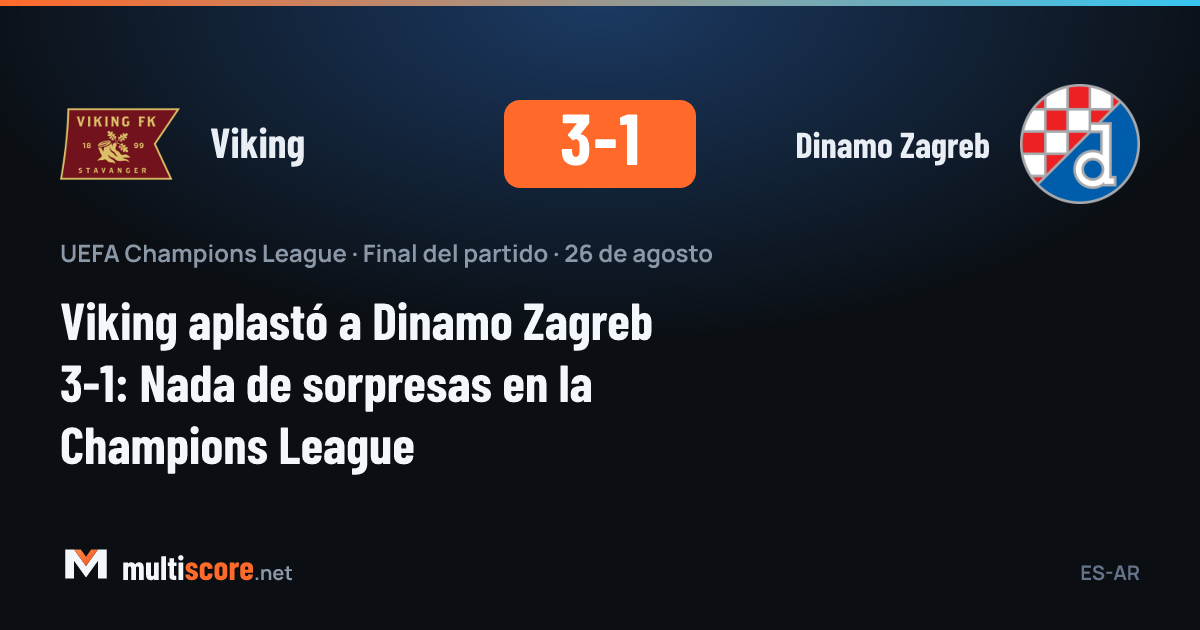 Viking - Dinamo Zagreb
